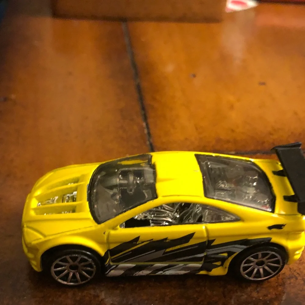 Yellow Kids Toy Sports Car - Mini Die-Cast Vehicle